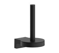hansgrohe AddStoris S - portarrollos de Repuesto, portarollos de Papel higiénico para Montaje en Pared, fijación Oculta, Accesorios de baño, Negro Mate, 41786670
