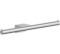 hansgrohe AddStoris S - portarrollos Doble, portarrollos para Montaje en Pared, fijación Oculta, Accesorios de baño, Cromo, 41768000