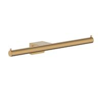 hansgrohe AddStoris S - portarrollos Doble, portarrollos para Montaje en Pared, fijación Oculta, Accesorios de baño, Bronze Cepillado, 41768140