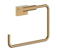 hansgrohe AddStoris S - toallero de baño, toallero de aro, para Montaje en Pared, fijación Oculta, Accesorios de baño, Bronze Cepillado, 41784140