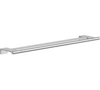 hansgrohe AddStoris S - toallero Doble, toallero de baño, fijación Oculta, Accesorios de baño, Cromo, 41763000