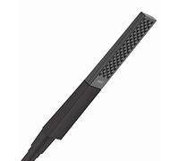 hansgrohe Alcachofa de ducha para ahorrar agua Rainfinity (alcachofa de ducha de mano de 100 mm), color negro mate