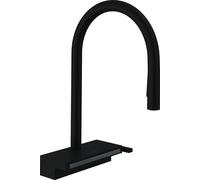 Hansgrohe Aquno Select M81 grifo de cocina de pie negro 73831670