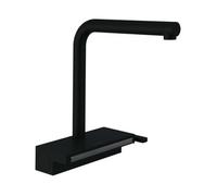 hansgrohe Aquno Select M81 Mezclador monomando de cocina 250, caÃ±o extraÃble, 2 chorros, 6,9 l/min, Color: Negro Mate - 73836670