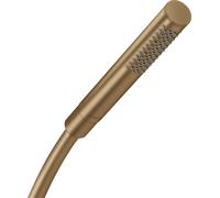 hansgrohe AXOR 1-jet ducha de mano de varilla, 10531140, color: bronce cepillado