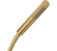 hansgrohe AXOR 1-jet ducha de mano de varilla, 10531250, color: Brushed Gold ...