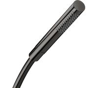 hansgrohe AXOR 1-jet ducha de mano de varilla, 10531330, color: Polished Blac...