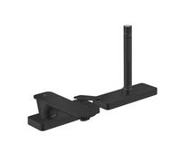 hansgrohe AXOR Citterio C Mezclador monomando de 3 agujeros con sBox, 2 consumidores, corte cúbico, 49431670, Color: negro mate