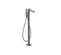 hansgrohe AXOR Citterio C Mezclador monomando de bañera, de pie, 2 consumidores, 49440330, Color: Cromo negro pulido