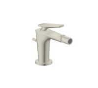 hansgrohe AXOR Citterio C Mezclador monomando para bidé, con juego de desagüe, 49210800, Color: Óptica de acero inoxidable