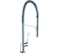 hansgrohe AXOR Citterio DN15 Mezclador monomando de cocina 230 Semi-Pro, 39840000, Color: cromado