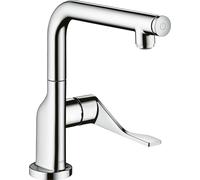 hansgrohe AXOR Citterio DN15 Mezclador monomando de cocina Select 230 con pico móvil, 39860140, Color: Bronce cepillado