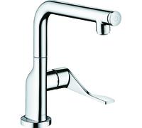 hansgrohe AXOR Citterio DN15 Mezclador monomando de cocina Select 230 con pico móvil, 39860820, Color: Níquel Cepillado