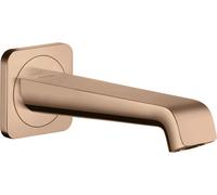hansgrohe AXOR Citterio E Envase de bañera, 36425300, Color: Polished Red Gold
