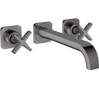 hansgrohe AXOR Citterio E Grifo de lavabo empotrado de 3 orificios con roseta...