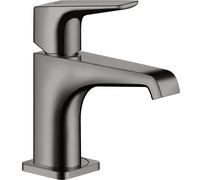 hansgrohe AXOR Citterio E Mezclador monomando de lavabo 90 con manivela sin lanza, 36112330, Color: Cromo negro pulido