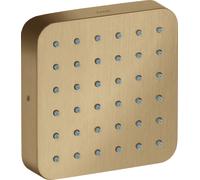 hansgrohe AXOR Citterio E módulo de ducha empotrado 12 x 12, 36822140, Color: Bronce cepillado