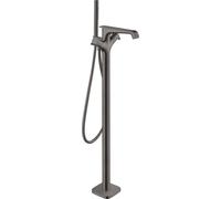 hansgrohe AXOR Citterio E Termostato de bañera de pie, 36416340, Color: Cromo negro cepillado
