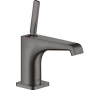 hansgrohe AXOR Citterio E Válvula de pie sin juego de desagüe, 36105340, Color: Cromo negro cepillado