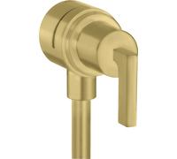 hansgrohe AXOR Citterio hansgrohe Fixfit Válvula de cierre con manivelas, 39882950, Color: Latón cepillado