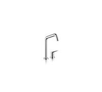 Hansgrohe Axor Citterio M DN 15 Mezclador monomando de 2 agujeros para cocina 240 con caño giratorio, color: cromado
