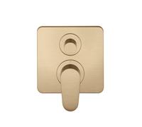 hansgrohe AXOR Citterio M Mezclador monomando de baño empotrado, 34425140, Color: Bronce cepillado