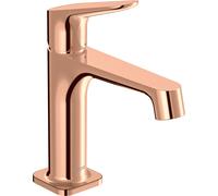 hansgrohe AXOR Citterio M Mezclador monomando de lavabo sin desagüe, 34017300, Color: Oro rojo pulido