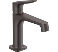 hansgrohe AXOR Citterio M Mezclador monomando de lavabo sin desagüe, 34017340, Color: Cromo negro cepillado