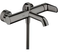 hansgrohe AXOR Citterio M Mezclador monomando de superficie para bañera DN 15, 34420330, Color: Cromo negro pulido