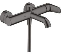 hansgrohe AXOR Citterio M Mezclador monomando de superficie para bañera DN 15, 34420340, Color: Cromo negro cepillado