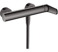 hansgrohe AXOR Citterio M Mezclador monomando de superficie para ducha DN 15, 34620330, Color: Cromo negro pulido
