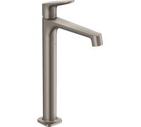 hansgrohe AXOR Citterio M Mezclador monomando para lavabos sin juego de desagüe, 34127800, Color: Óptica de acero inoxidable