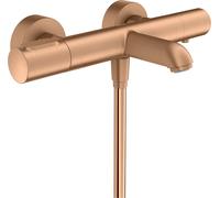 hansgrohe AXOR Citterio M Termostato de baño de superficie, 2 consumidores, 34435140, Color: Bronce cepillado