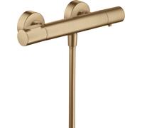 hansgrohe AXOR Citterio M Termostato de ducha de superficie, 1 consumidor, 34635140, Color: Bronce cepillado