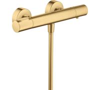 hansgrohe AXOR Citterio M Termostato de ducha de superficie, 1 consumidor, 34635250, Color: Óptica de oro cepillado