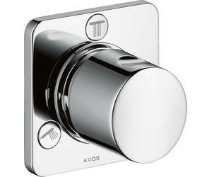 hansgrohe AXOR Citterio M Trio/Quattro Válvula de cierre y de conmutación empotrada, 34920000, Color: cromado