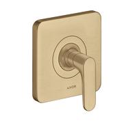 hansgrohe AXOR Citterio M Válvula de cierre empotrada DN15 / DN20, 34960140, Color: Bronce cepillado