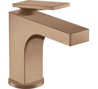 hansgrohe AXOR Citterio mezclador de lavabo, ComfortZone90, juego de desagüe, 112mm de proyección, 39022310, Color: Oro rojo cepillado