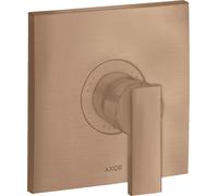 hansgrohe AXOR Citterio Mezclador monomando de ducha empotrado, 39655310, Color: Oro rojo cepillado