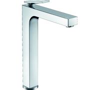 hansgrohe AXOR Citterio mezclador monomando de lavabo, juego de desagüe, proyección de 200 mm, ComfortZone280, 39021000, Color: cromado
