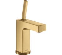 hansgrohe AXOR Citterio Mezclador monomando de lavabo sin juego de desagüe, 39018250, Color: Óptica de oro cepillado