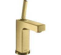 hansgrohe AXOR Citterio Mezclador monomando de lavabo sin juego de desagüe, 39018950, Color: Latón cepillado