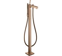 hansgrohe AXOR Citterio Mezclador monomando de suelo para bañera de pie, 39451300, Color: Oro rojo pulido