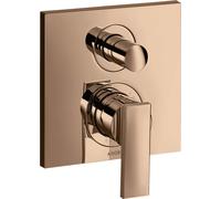 hansgrohe AXOR Citterio Mezclador monomando para bañera empotrado, 39455300, Color: Oro rojo pulido
