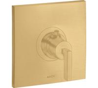 hansgrohe AXOR Citterio Termostato 59 l/min Flujo alto empotrado, mango de palanca, 39711250, Color: Óptica de oro cepillado