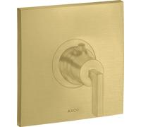 hansgrohe AXOR Citterio Termostato 59 l/min Flujo alto empotrado, mango de palanca, 39711950, Color: Latón cepillado