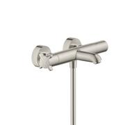 hansgrohe AXOR Citterio Termostato de baño de superficie, 36140800, Color: Óptica de acero inoxidable