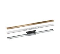 hansgrohe AXOR Desagüe juego completo canal de desagüe, 1000mm, 42523140, Color: Bronce cepillado