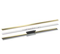 hansgrohe AXOR Desagüe juego completo canal de desagüe, 1200mmpara montaje en pared, 42529950, Color: Latón cepillado