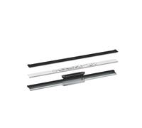 hansgrohe AXOR Desagüe juego completo canal de desagüe, 800mmpara montaje en pared, 42526670, Color: Negro Mate